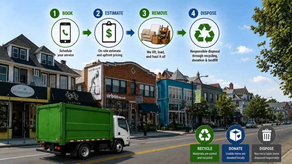 Residential Junk Removal Services Work