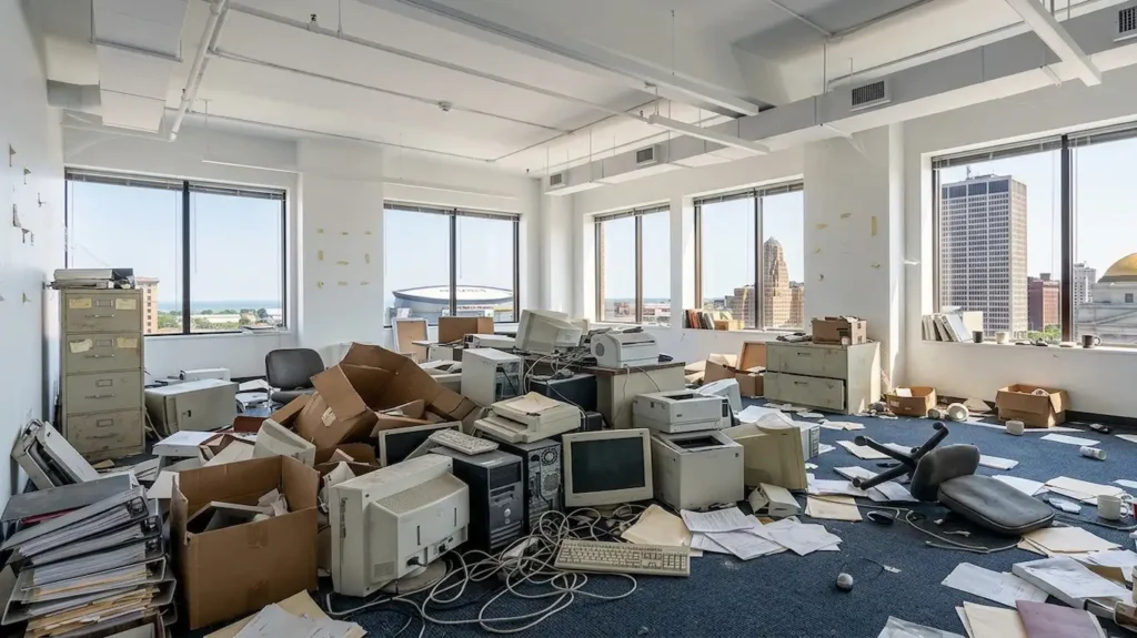 Office Cleanout Using Commercial Junk Removal